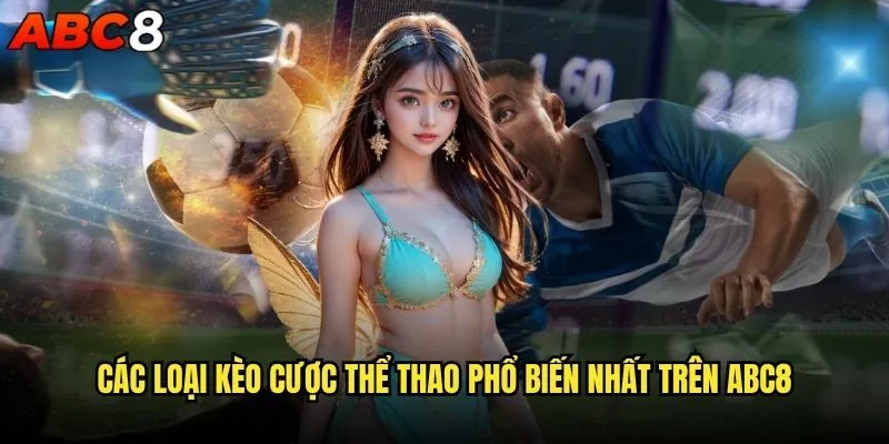 Các loại kèo cược thể thao tại abc8? 1 Các loại kèo cược thể thao phổ biến nhất trên abc8